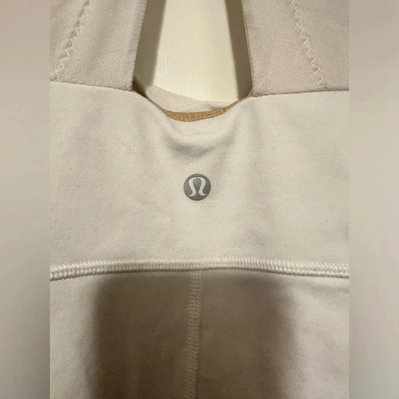 Lululemon white tank size 4 - Picture 3 of 3